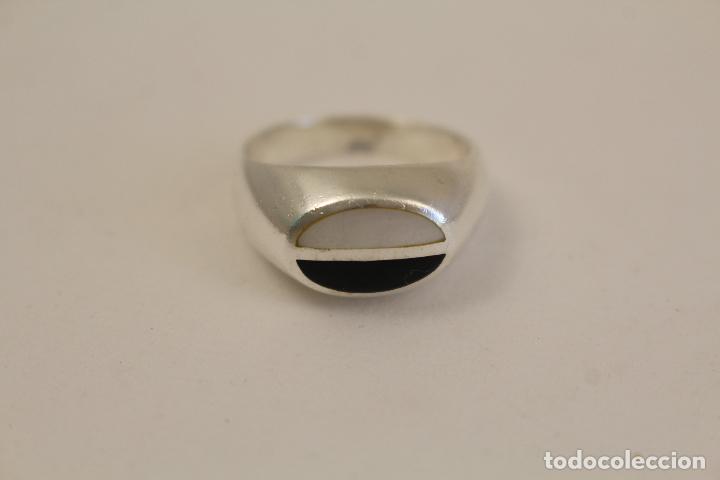 Joyeria: anillo plata 925 con &oacute;nix y nacar - Foto 5