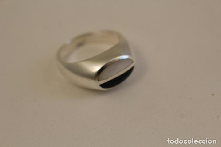 Joyeria: anillo plata 925 con &oacute;nix y nacar - Foto 6