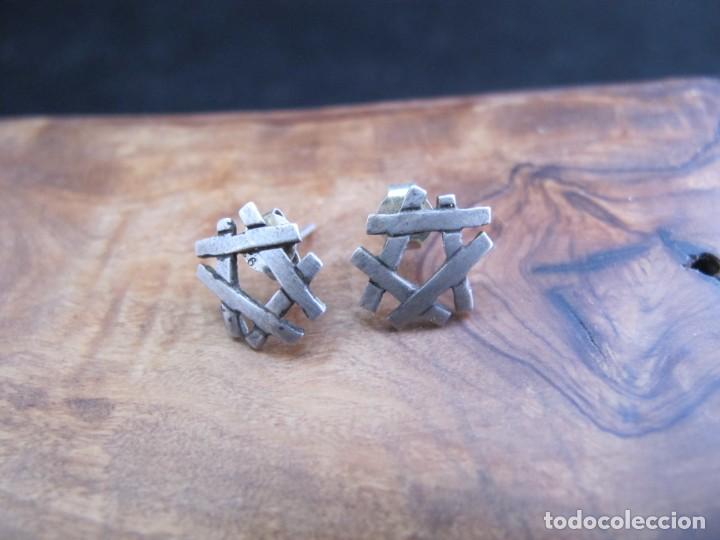 Joyeria: Peque&ntilde;os pendientes en plata de ley. - Foto 2