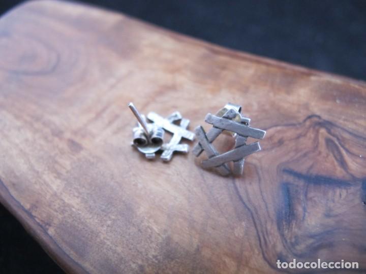 Joyeria: Peque&ntilde;os pendientes en plata de ley. - Foto 4