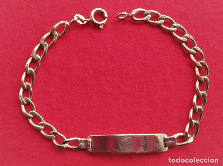 Joyeria: ESCLAVA - PULSERA CHAPADO EN ORO - SIN ESTRENAR - Foto 3