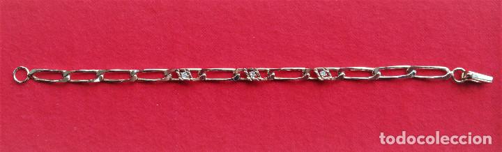 Joyeria: PULSERA CHAPADO EN ORO CON CIRCONITAS INCRUSTADAS - SIN ESTRENAR - Foto 5