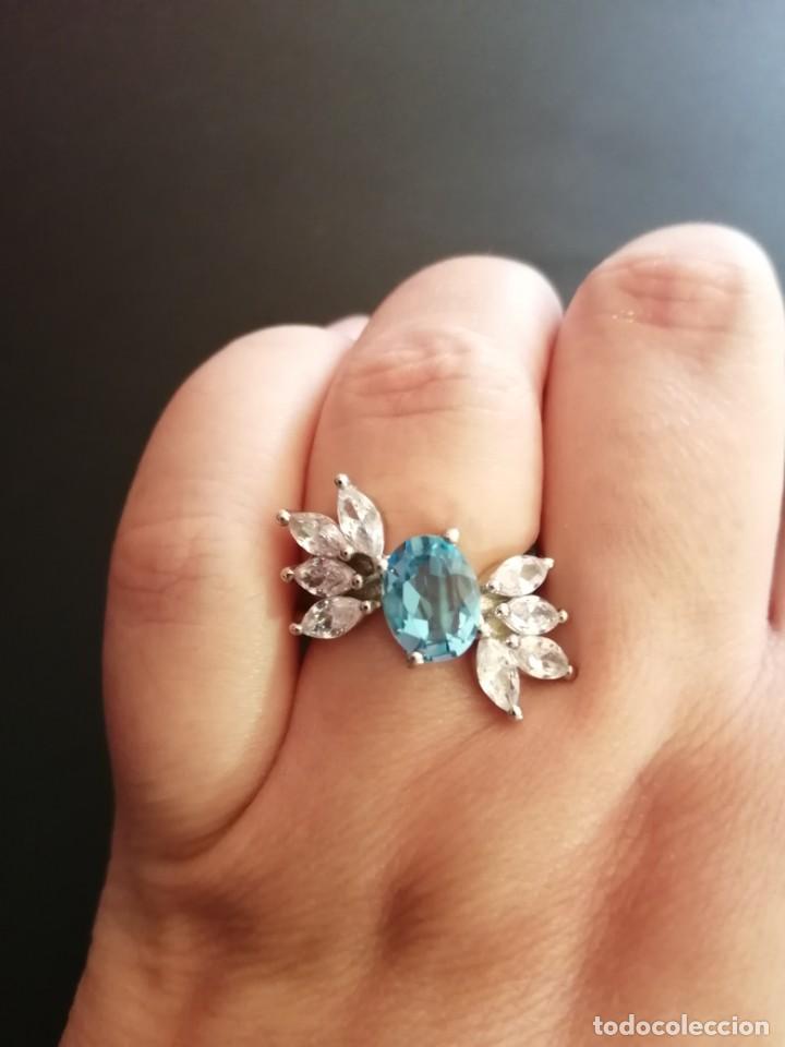 Joyeria: Precioso anillo con Topacio y Circonitas - Foto 2