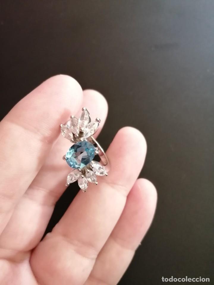 Joyeria: Precioso anillo con Topacio y Circonitas - Foto 3