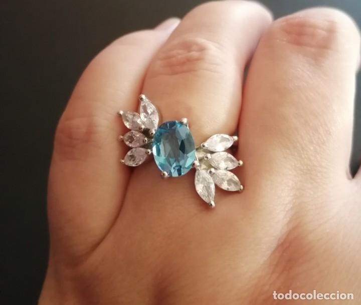 Joyeria: Precioso anillo con Topacio y Circonitas - Foto 7