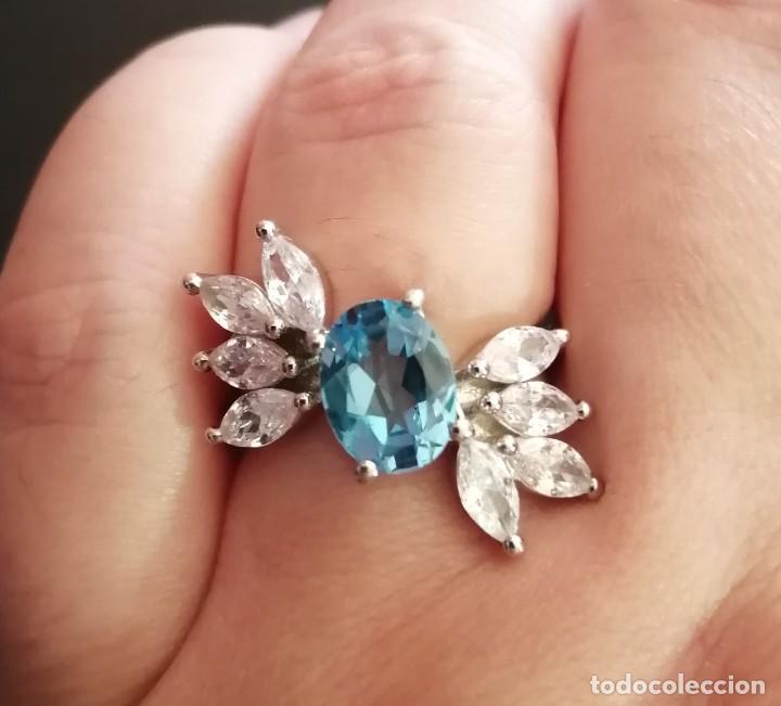 Joyeria: Precioso anillo con Topacio y Circonitas - Foto 9