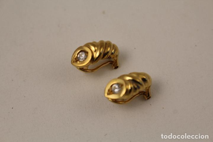 Joyeria: pendientes chapados en oro - Foto 4