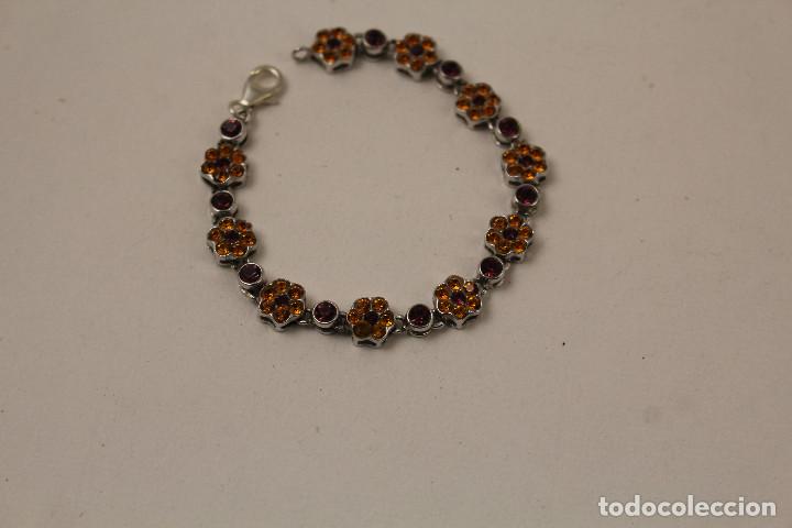 Joyeria: pulsera plata 925 con cristales - Foto 1