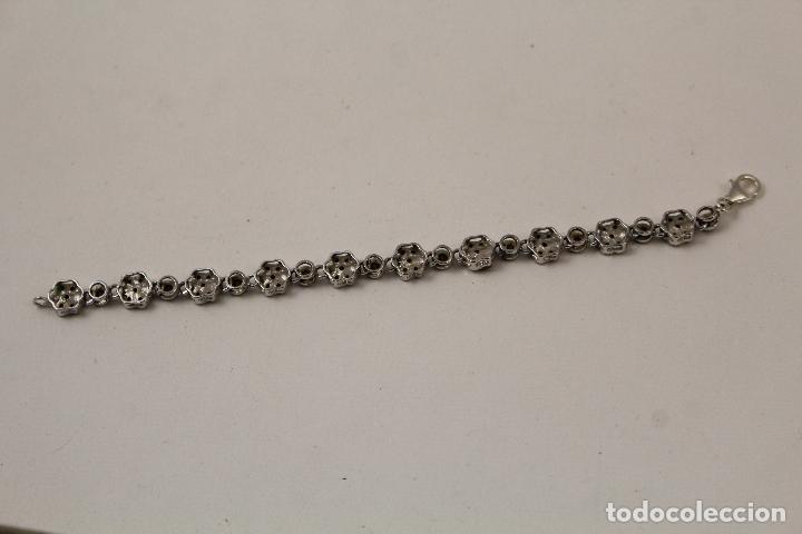 Joyeria: pulsera plata 925 con cristales - Foto 2