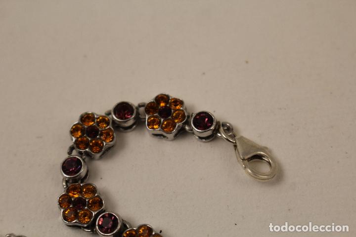 Joyeria: pulsera plata 925 con cristales - Foto 3