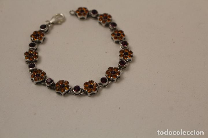 Joyeria: pulsera plata 925 con cristales - Foto 4