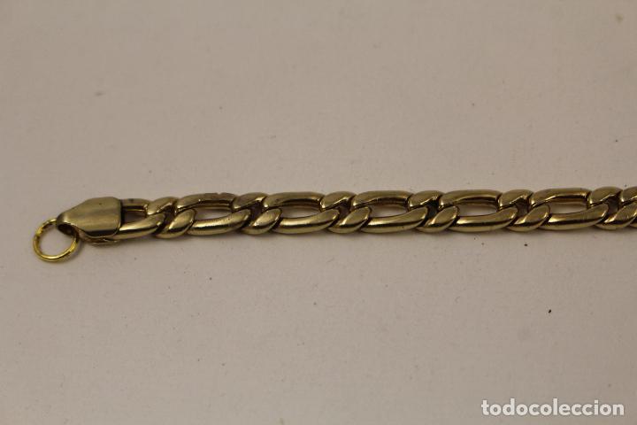 Joyeria: pulsera cadena chapada en oro - Foto 2