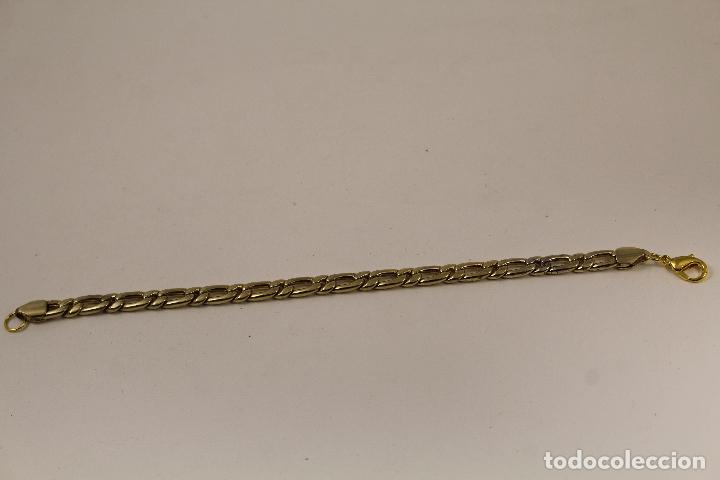 Joyeria: pulsera cadena chapada en oro - Foto 3