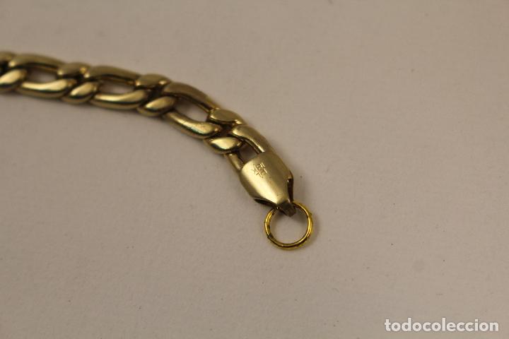 Joyeria: pulsera cadena chapada en oro - Foto 5