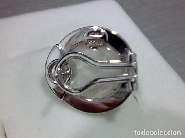Joyeria: juego de anillo y pendientes oro blanco y perlas - Foto 7