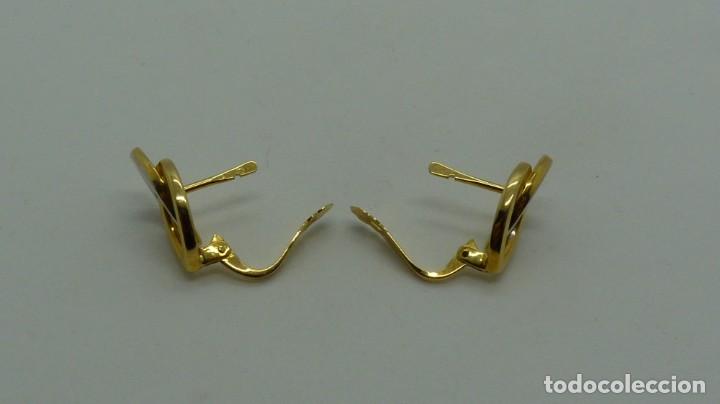 Joyeria: PENDIENTES TODO ORO EN 750MM. (18 KLTS) - Foto 6