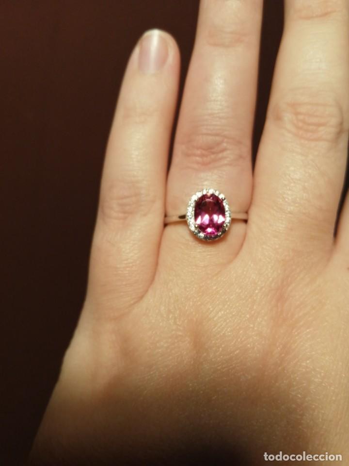 Joyeria: Anillo con Topacio Rosa natural y Plata de Ley - Foto 11