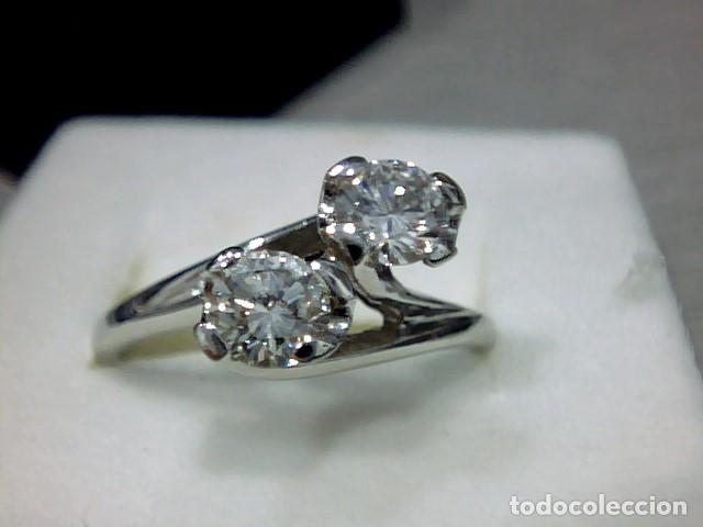 Joyeria: ANILLO ORO BLANCO 18 KL Y DIAMANTES - Foto 1