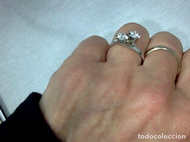 Joyeria: ANILLO ORO BLANCO 18 KL Y DIAMANTES - Foto 3