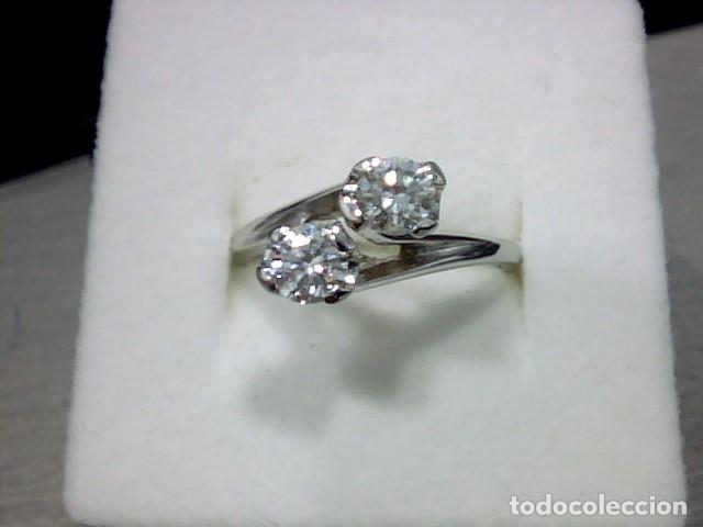 Joyeria: ANILLO ORO BLANCO 18 KL Y DIAMANTES - Foto 4