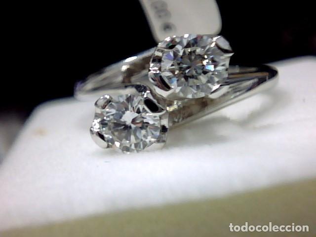 Joyeria: ANILLO ORO BLANCO 18 KL Y DIAMANTES - Foto 8