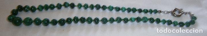 Joyeria: collar de malaquita 53 cms de largo - Foto 2