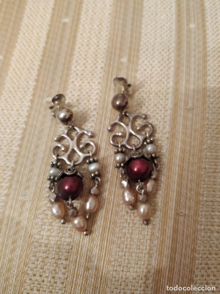 Joyeria: Pendientes de plata y perlas - Foto 1