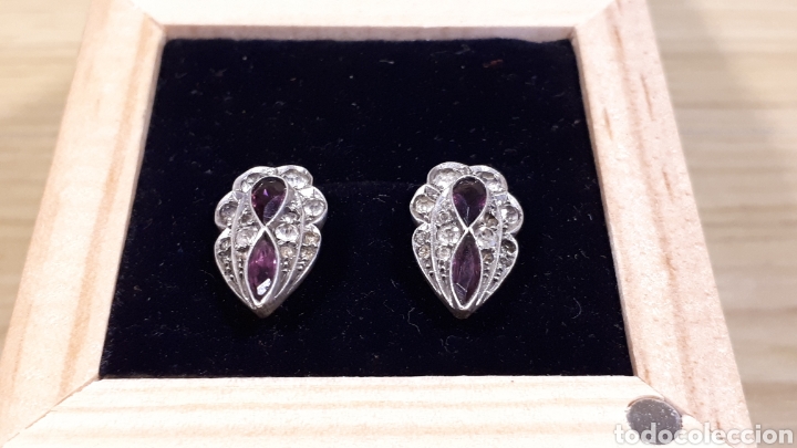 Joyeria: Pendientes de plata. Marcados WB - Foto 1