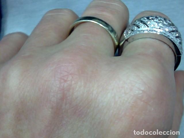 Joyeria: anillo oro 18 kts y diamantes - Foto 4