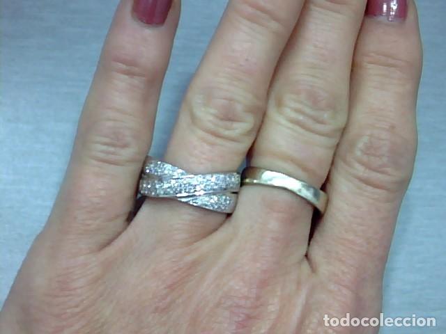 Joyeria: anillo oro 18 kts y diamantes - Foto 3