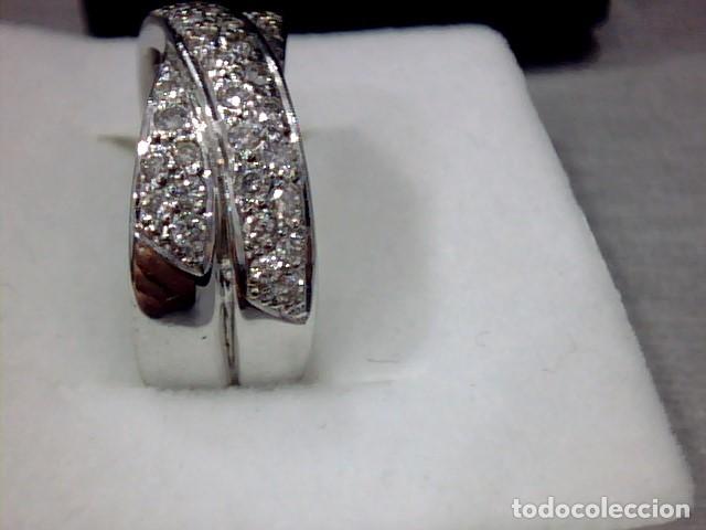 Joyeria: anillo oro 18 kts y diamantes - Foto 4