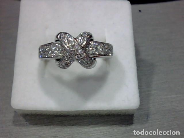 Joyeria: anillo oro 18 kts y diamantes - Foto 4