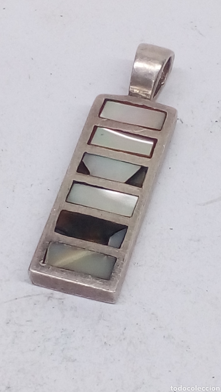 Joyeria: Colgante de plata y nacar/C40 - Foto 1