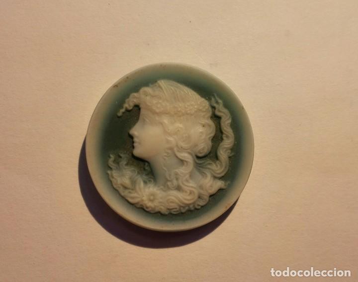 Joyeria: Camafeo agata bicolor verde - Foto 1