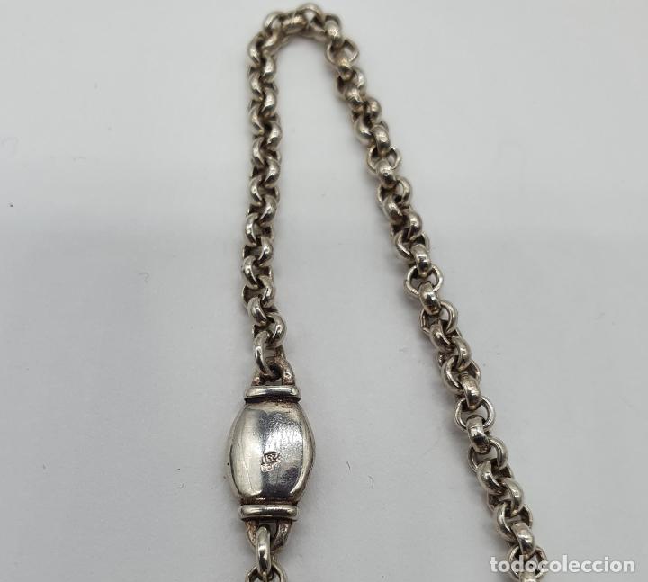 Joyeria: Original pulsera con simp&aacute;tica rana en plata de ley maciza . - Foto 5