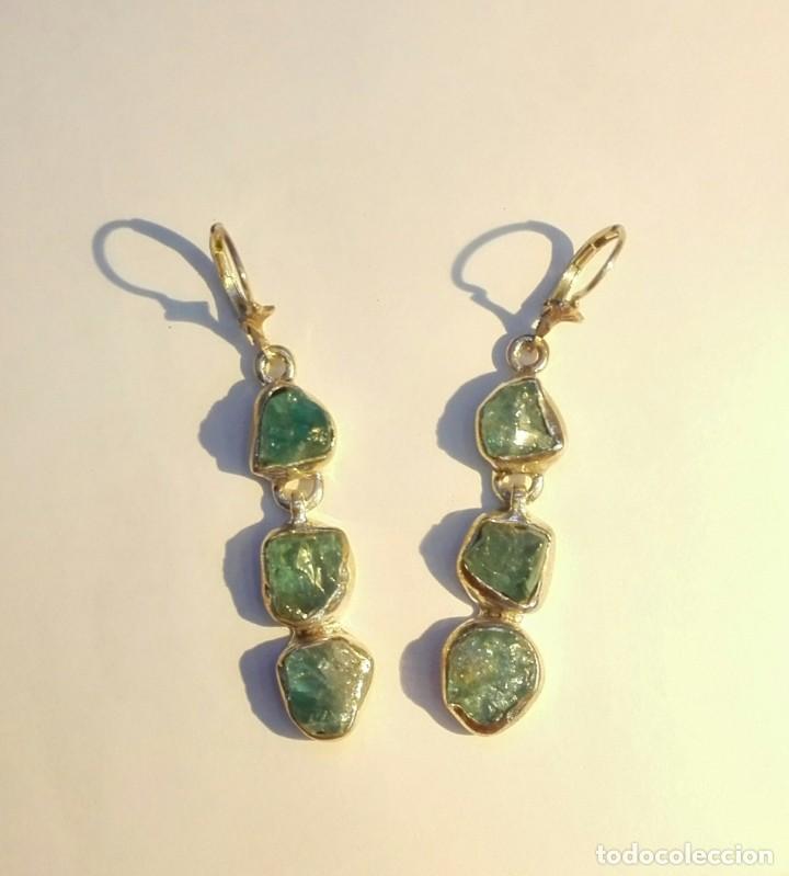 Joyeria: Pendientes apatito azul en plata 925 - Foto 1