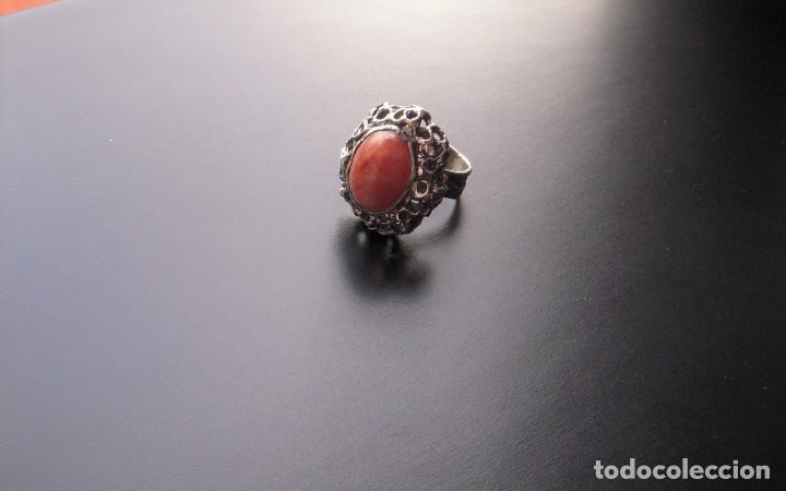 Joyeria: ANILLO EN PLATA CON PIEDRA NATURAL &Aacute;GATA - Foto 1