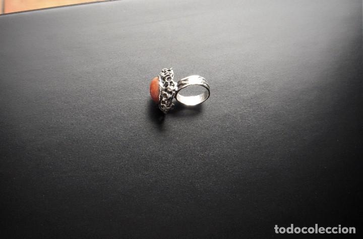 Joyeria: ANILLO EN PLATA CON PIEDRA NATURAL &Aacute;GATA - Foto 2