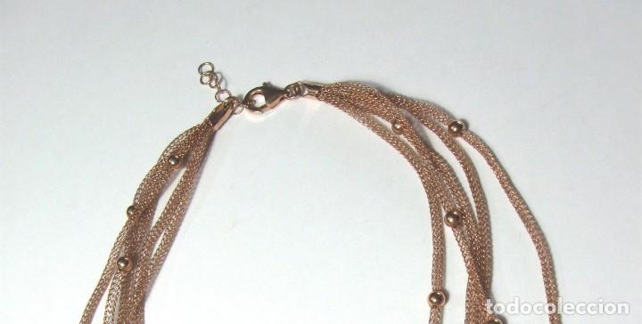 Joyeria: COLLAR GARGANTILLA DE ORO ROSA - Foto 2