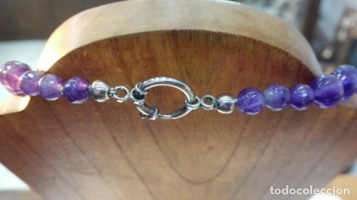 Joyeria: Collar amatista y plata 925 - Foto 2