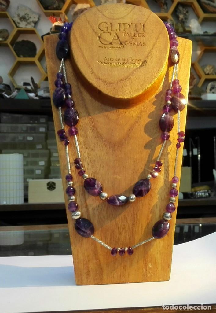 Joyeria: Collar amatista y plata 925 - Foto 3