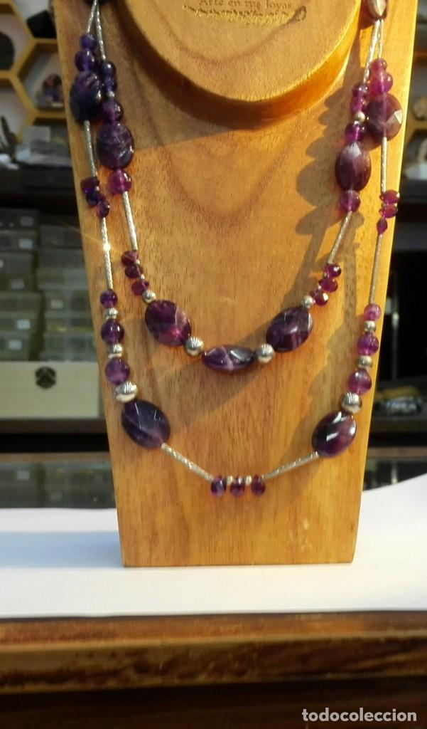 Joyeria: Collar amatista y plata 925 - Foto 4