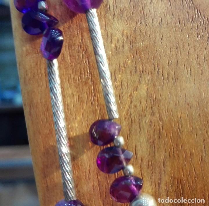 Joyeria: Collar amatista y plata 925 - Foto 5
