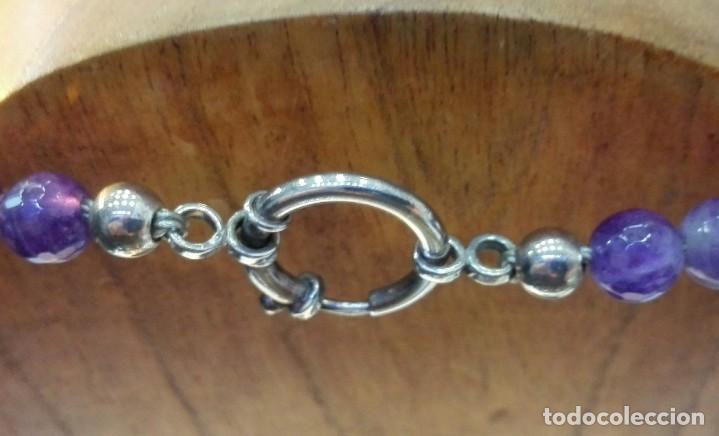Joyeria: Collar amatista y plata 925 - Foto 7