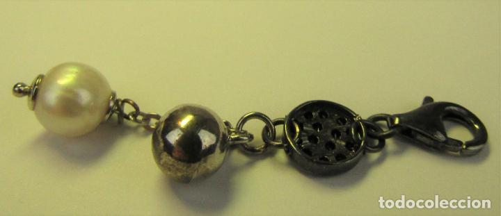Joyeria: DIJE DE PERLA,PLATA Y CRISTAL CON MOSQUET&Oacute;N - Foto 3