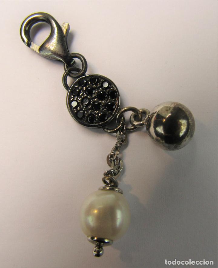 Joyeria: DIJE DE PERLA,PLATA Y CRISTAL CON MOSQUET&Oacute;N - Foto 5