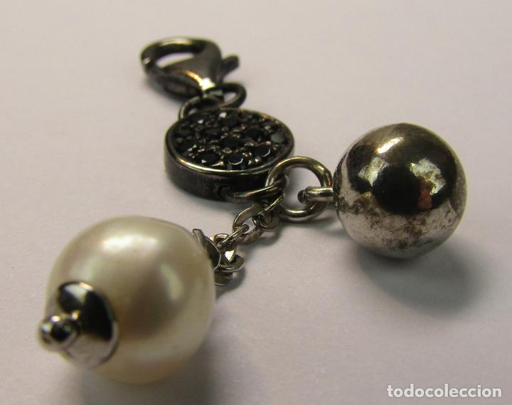 Joyeria: DIJE DE PERLA,PLATA Y CRISTAL CON MOSQUET&Oacute;N - Foto 1