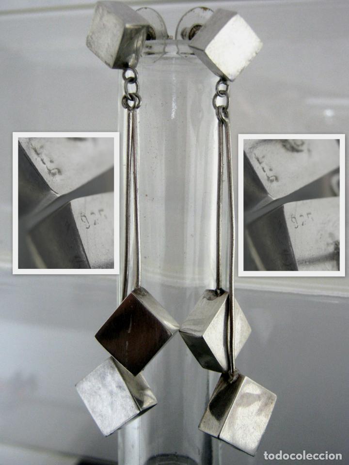 Joyeria: Pendientes grandes y largos Plata de ley - Foto 1