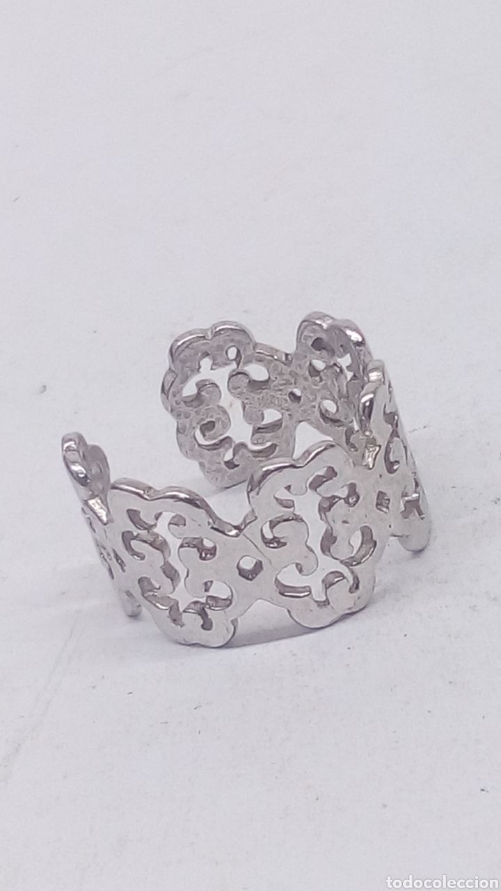 Joyeria: Anillo de plata calado/S162 - Foto 2