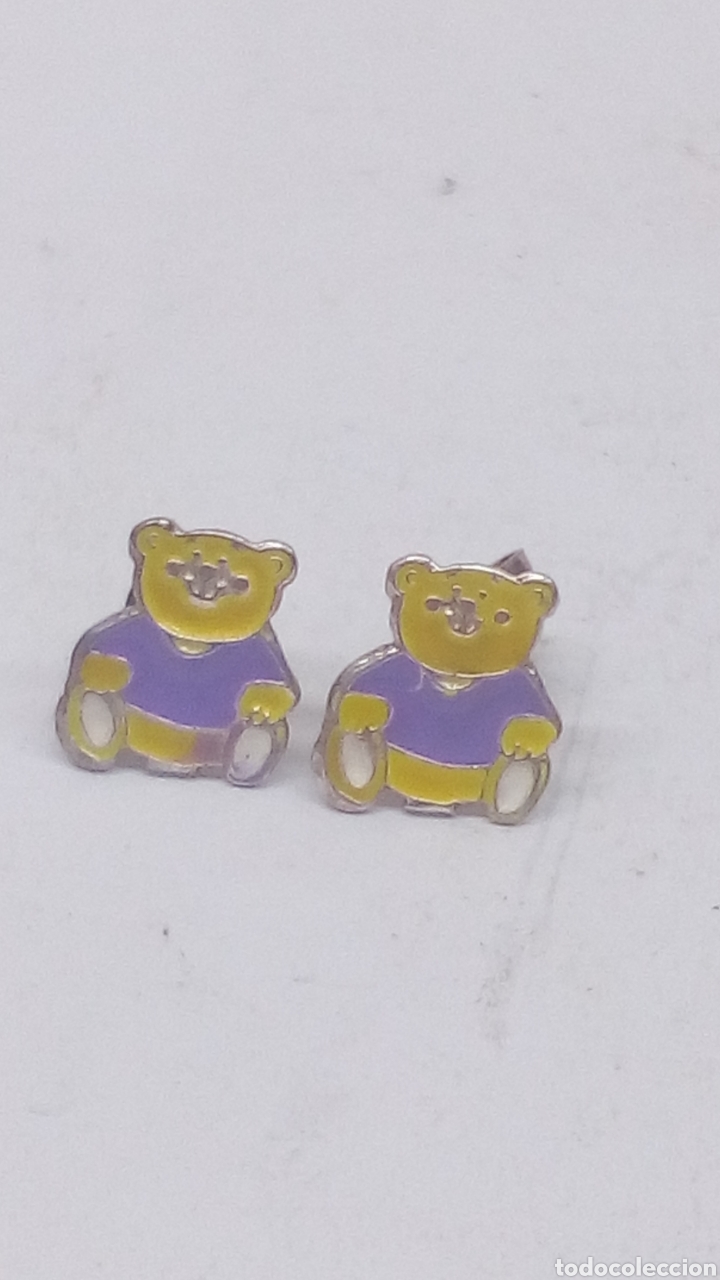 Joyeria: Pendientes esmaltados ositos/P64 - Foto 1